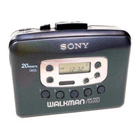 Sony Walkman WM-FX421V User Manual