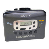 Sony Walkman WM-FX421V Getting Started Manual