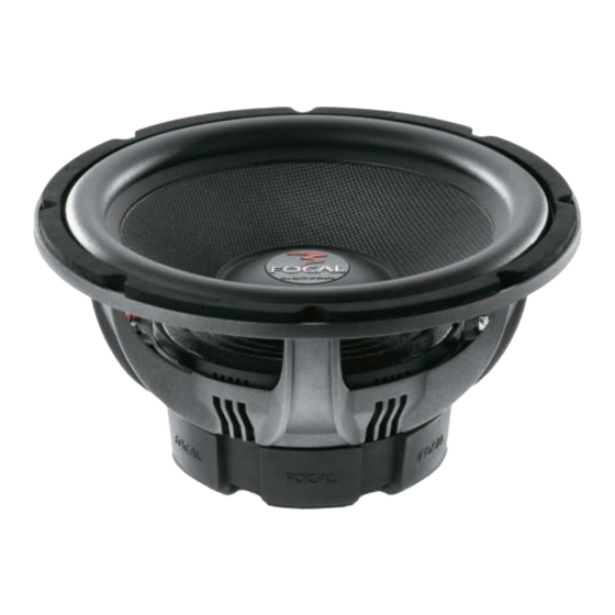 Focal Access 1 30 A1 DB Specification Sheet