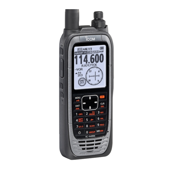 Icom IC-A25N Basic Manual