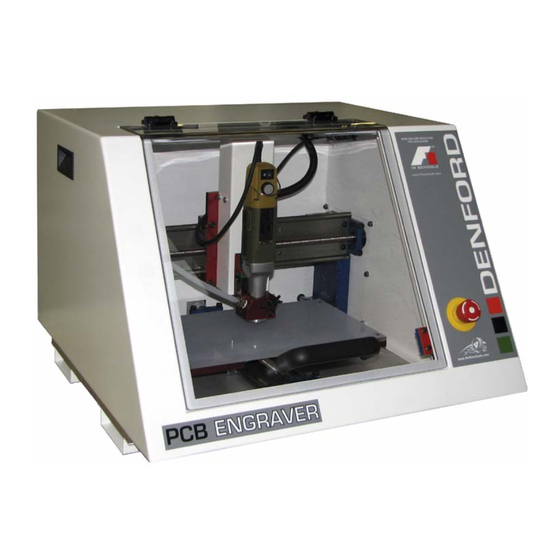 User Manuals: Denford PCB Engraver Engraving Machine