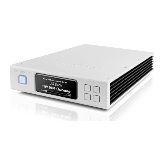 Aurender N100 Product Manual