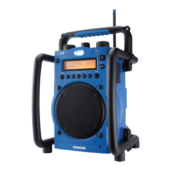 Sangean  Utility Radio- U-3 Specification Sheet