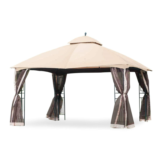 Sunjoy ROYALE DOME TOP Assembly Instructions Manual