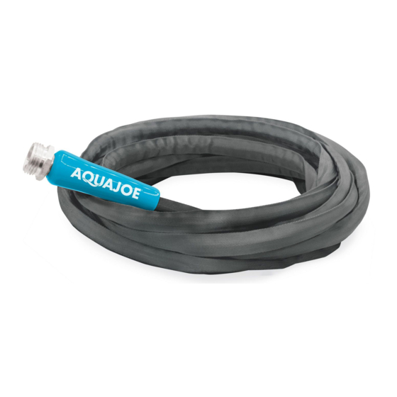SNOWJOE AQUAJOE FIBERJACKET AJFJH25-58-PRO Manuals