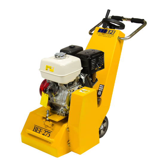SPE BEF 275 Operating Manual