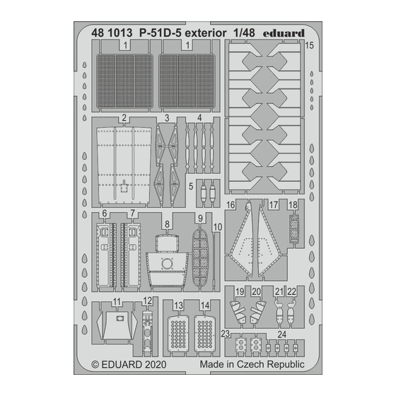 Eduard P-51D-5 exterior Assembly Instructions