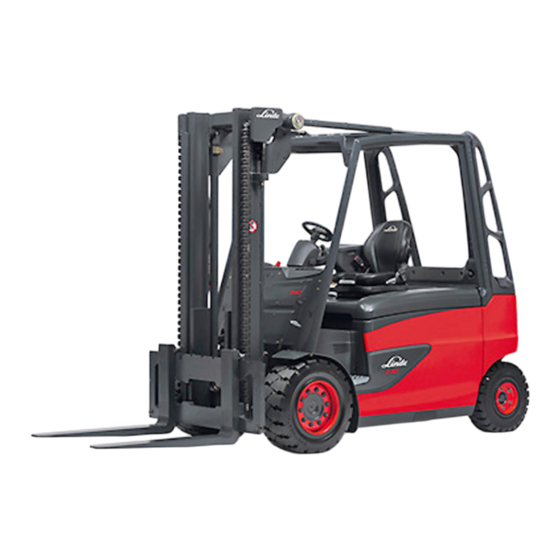 Linde 388-01 Series Manuals