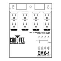 Chauvet DMX-4 User Manual