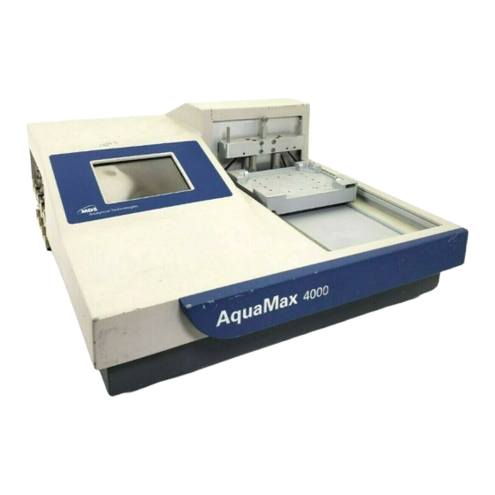 Molecular Devices AquaMax 2000 User Manual