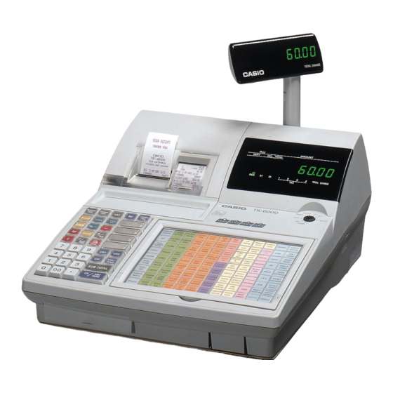 Casio TK6000 Operation Manual