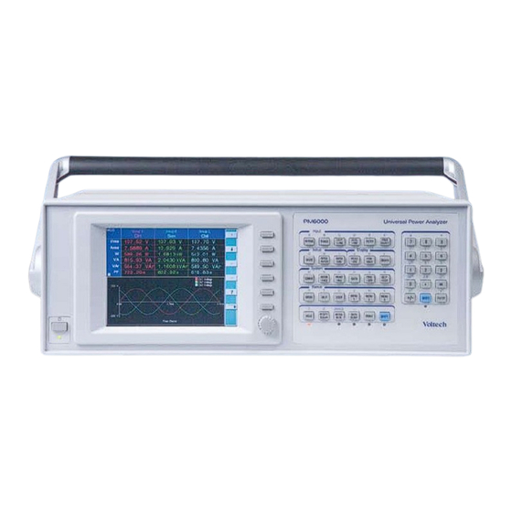 Voltech PM6000 User Manual