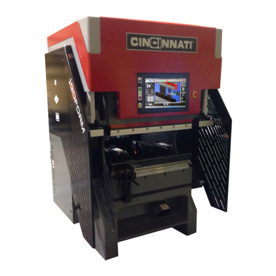 Cincinnati Goform 40 GX Series Operation, Safety And Maintenance Manual