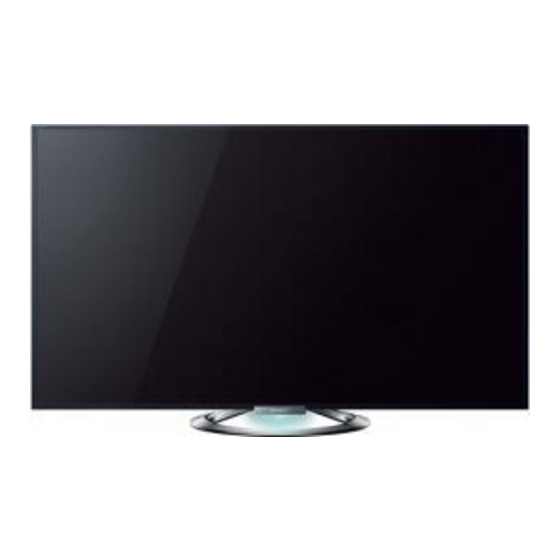 Sony Bravia KDL-47W850A Operating Instructions Manual