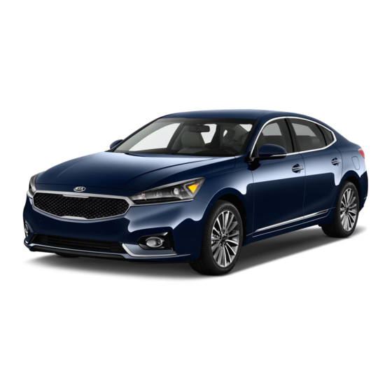 Kia CADENZA 2017 Features & Functions Manual