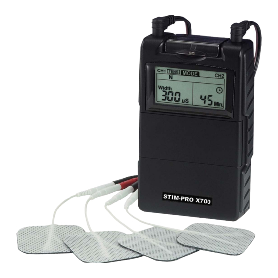 Axion STIM-PRO X700 Instruction Manual