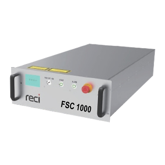 reci FSC 1000 User Manual