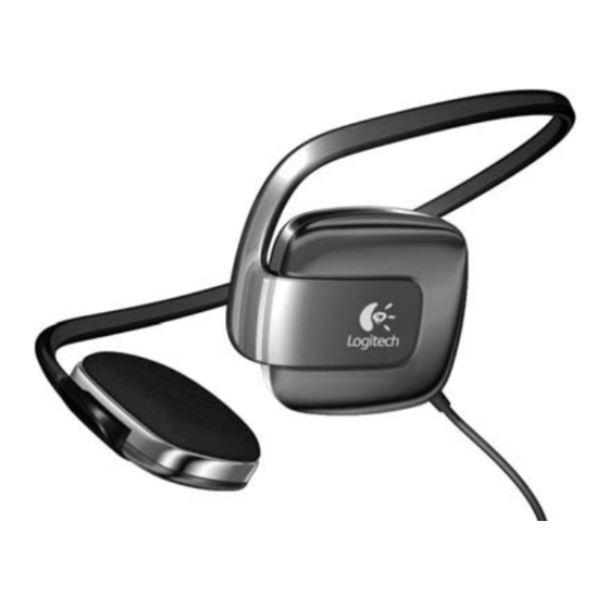 Logitech Identity Headphones For MP3 Quick Start Manual