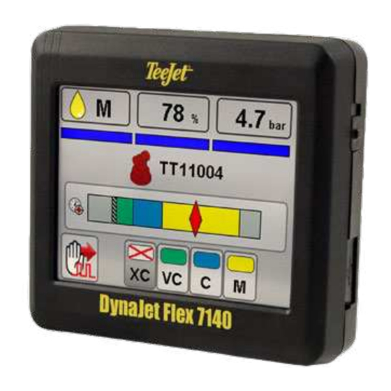 TeeJet Technologies Dynajet FLEX 7140 Manuals