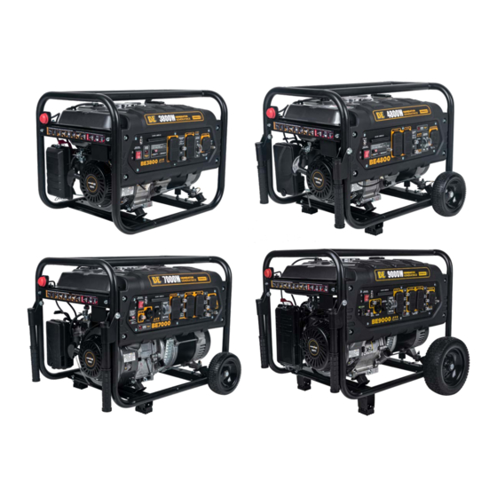 BE Power Equipment BE3800 Manuals