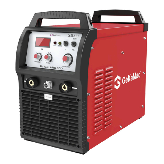 GeKaMac PoWer ARC 500 User Manual