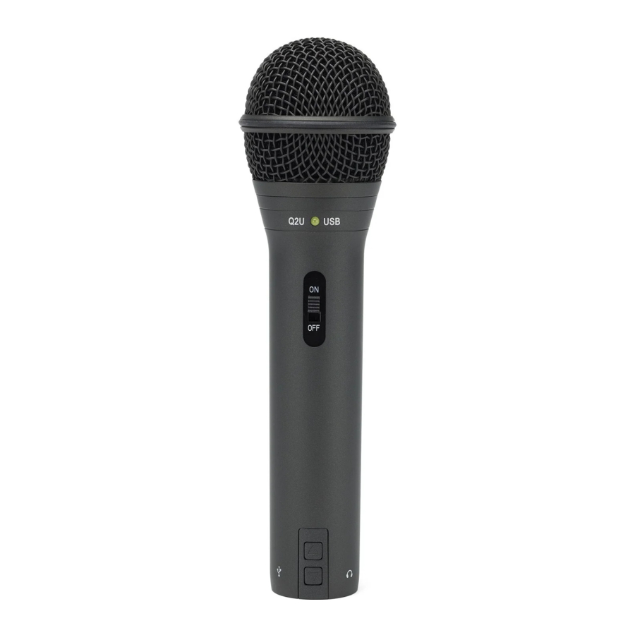 Samson Q2U Manual