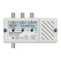 Axing basic-line TVS 5-03 Operating Instructions