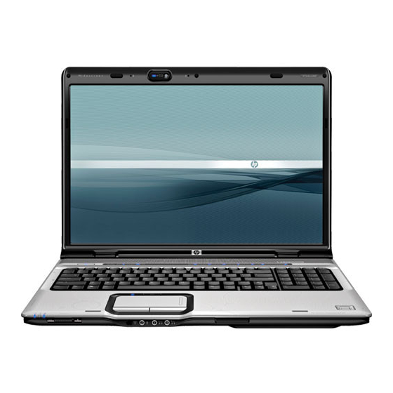 HP Pavilion dv9000 - Entertainment Notebook PC Manuals