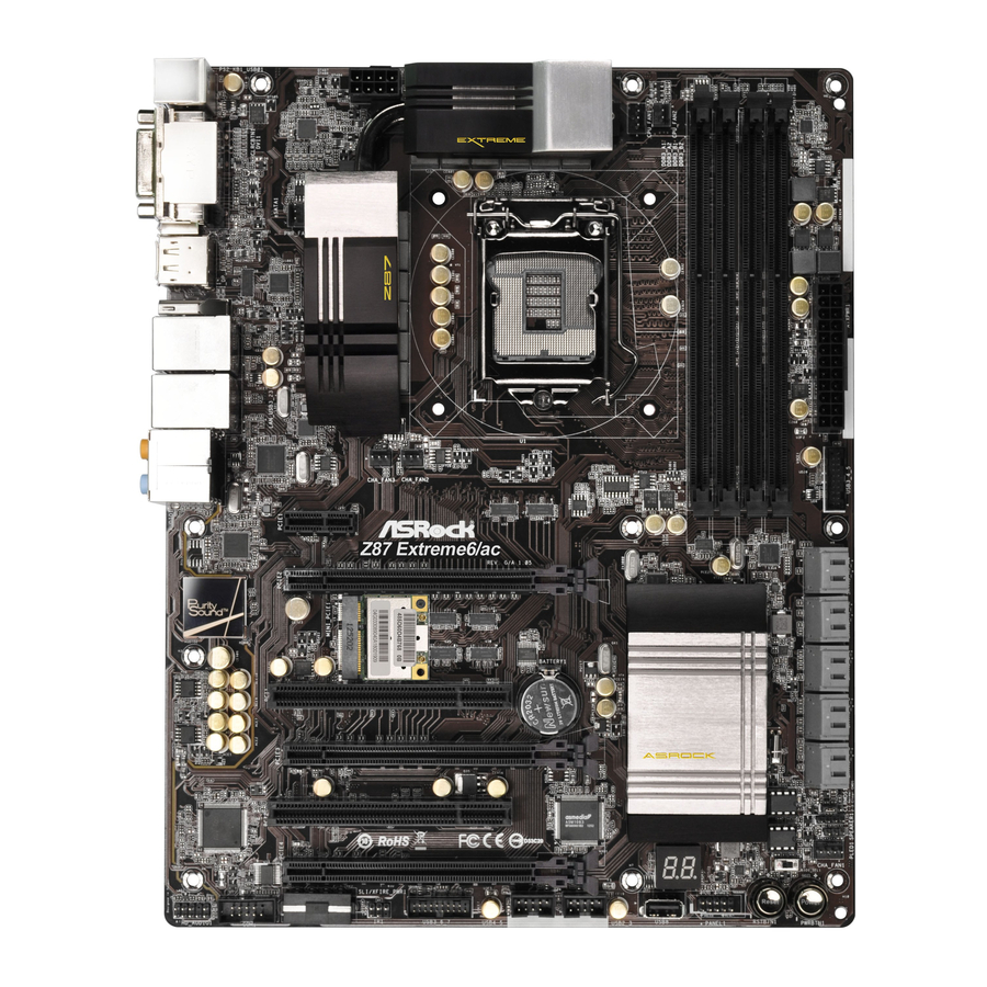 ASROCK Z87 Extreme6 Specifications
