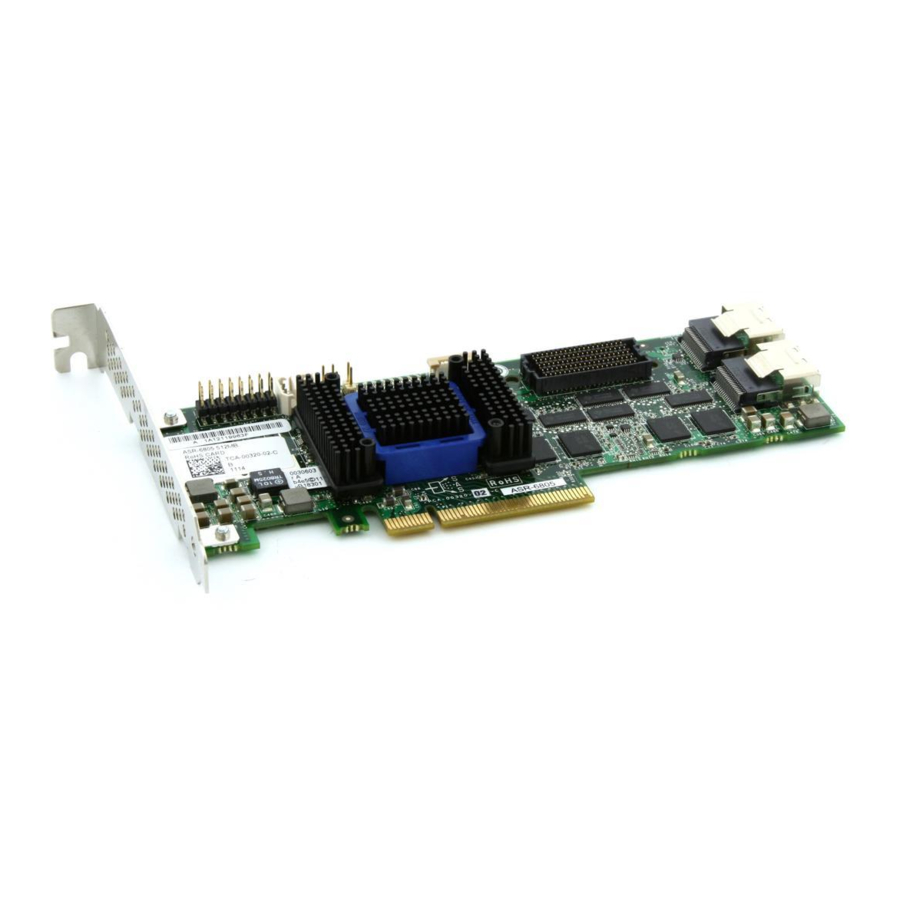 Adaptec ASR-6805Q User Manual