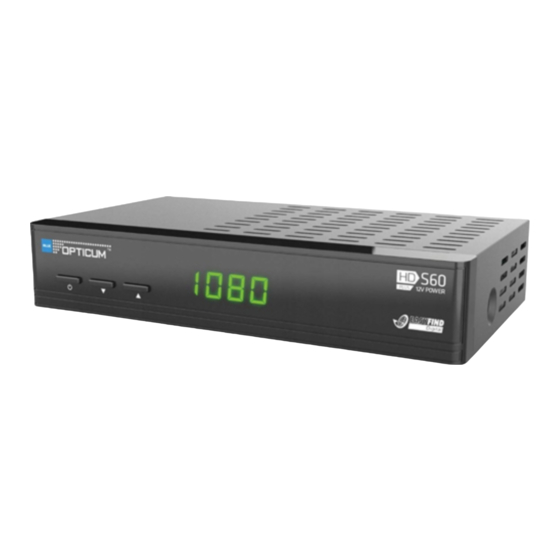 Opticum HD S60 Manuals