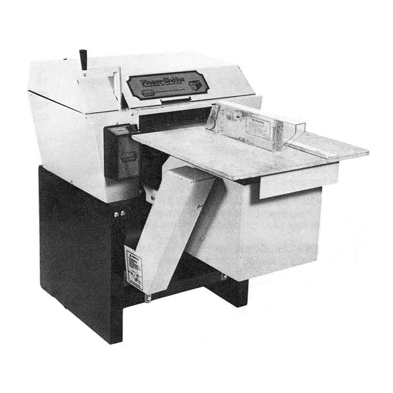 Foley Belsaw 985 Owner's Manual