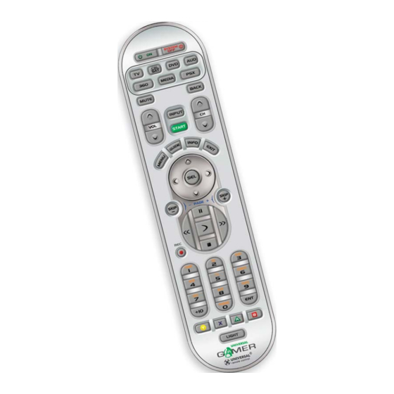 Universal Remote Control Universl Remote Owner's Manual