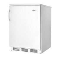 Summit Accucold SCR600BGL Series Instruction Manual