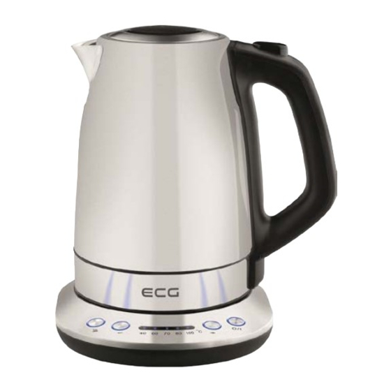 User Manuals: ECG RK 1781 Glass Electric Kettle