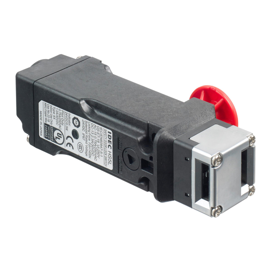 IDEC HS5L Series Instruction Sheet