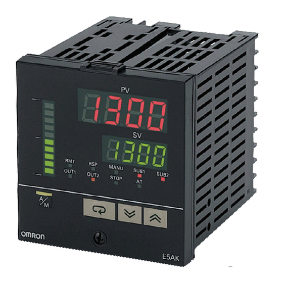 Omron E5AK User Manual