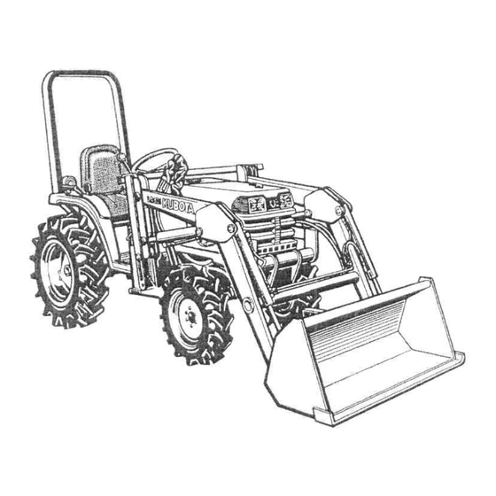 Kubota LA271 Operator's Manual