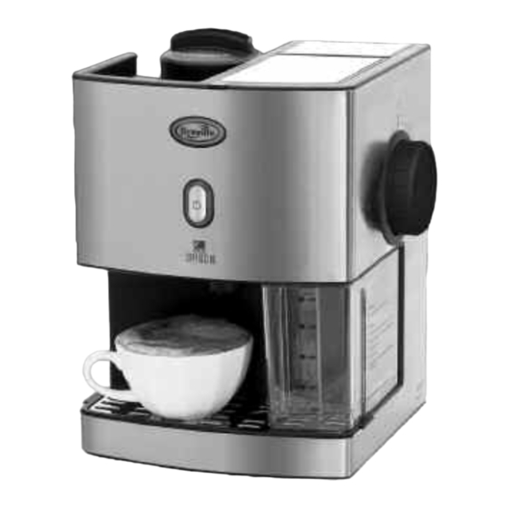 Breville INSTANT CAPPUCCINO CM8 Instructions For Use Manual