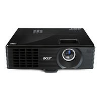 Acer X1311WH Series User Manual