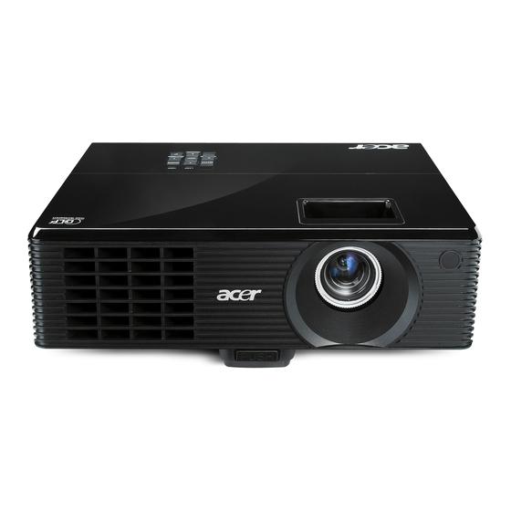 Acer X1311WH Series User Manual