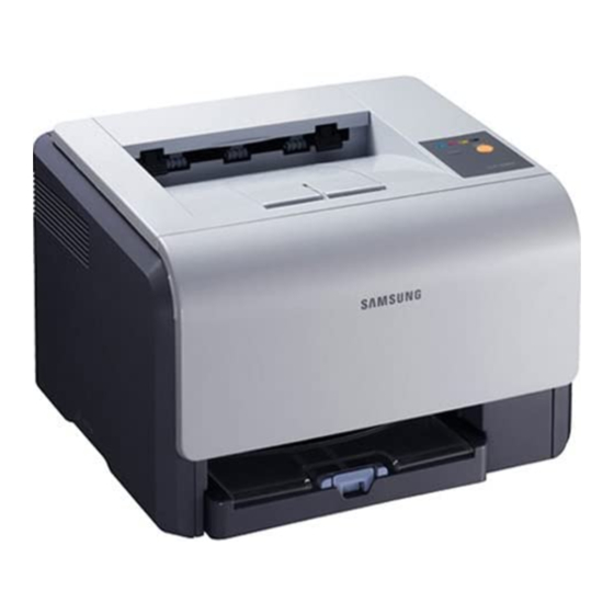 Samsung CLP 300 - Color Laser Printer User Manual