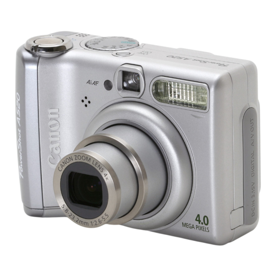 Canon PowerShot A520 Software Starter Manual