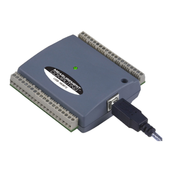 Measurement Computing USB-1608FS User Manual