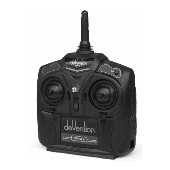 Walkera DEVO 4 User Manual