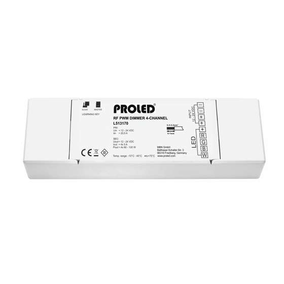 PROLED L513170 User Manual
