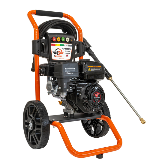 Waspper GP3300HA Gas Pressure Washer Manuals