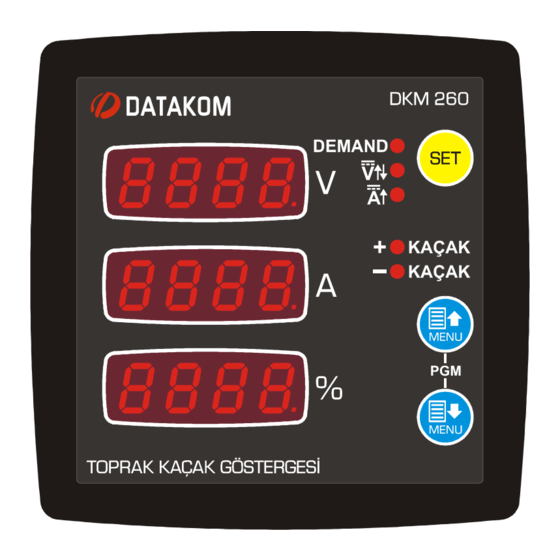 Datakom DKM-260 User Manual