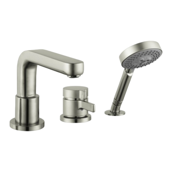 Hans Grohe Metris S 04135 0 Series Installation Instructions / Warranty