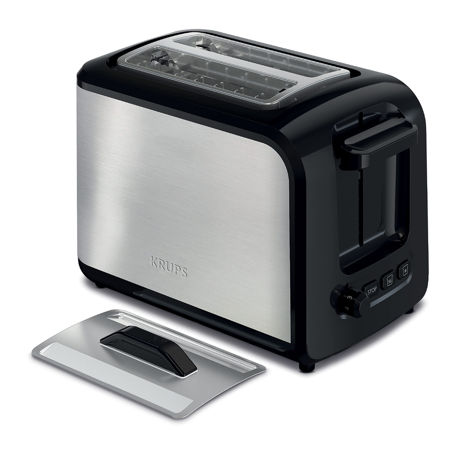 KRUPS KH411 - Express 2-Slice Toaster Manual